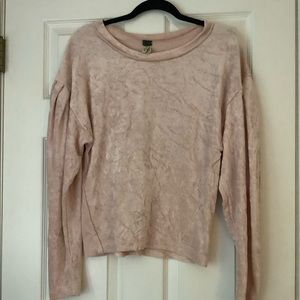 Free people pink sweater